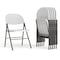 Flash Furniture White Plastic Folding Chair, PK6 6-DAD-YCD-50-WH-GG - alternate 1